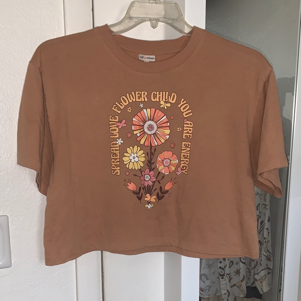 Self Esteem Tan Graphic Tee